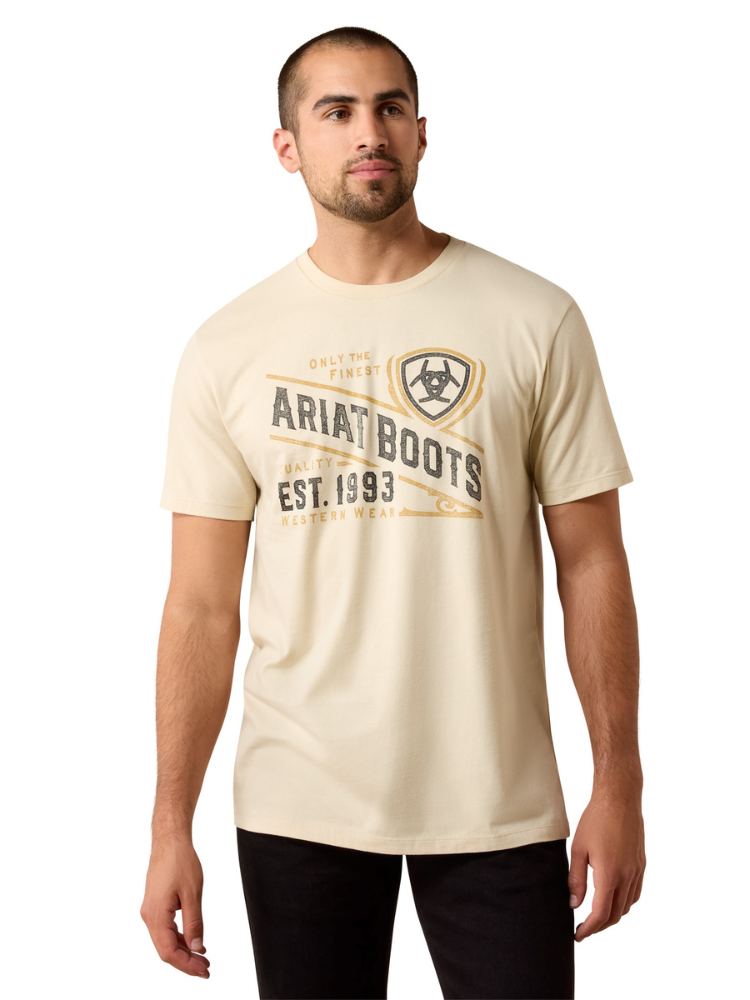 T-shirt Weal Flagree Natural - Homme