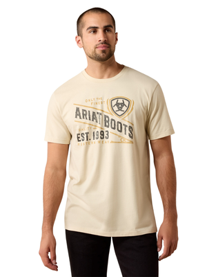 T-shirt Weal Flagree Natural - Homme