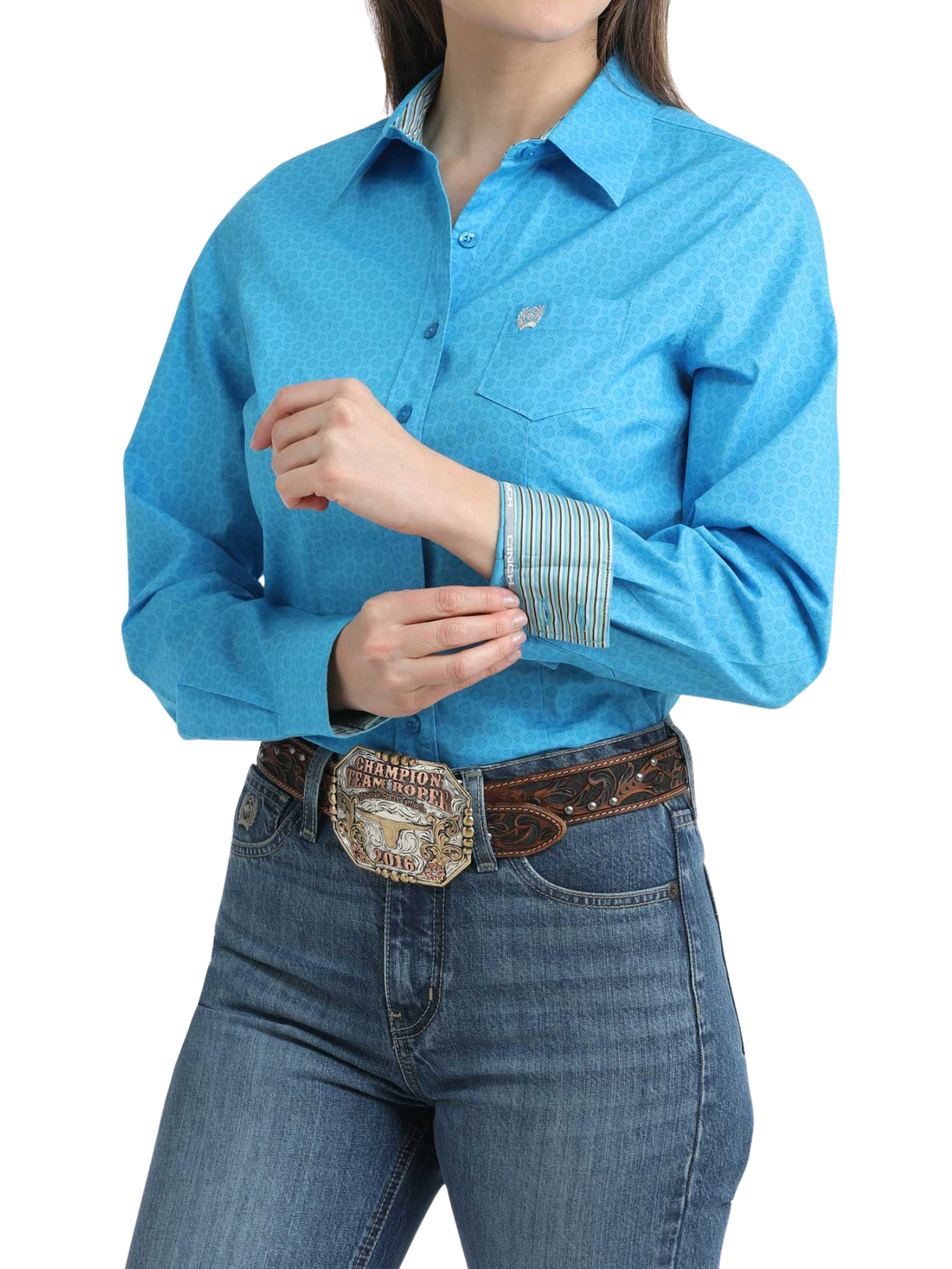 Chemise Western Plain Weave - Femme