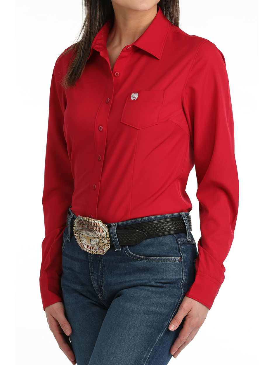 Chemise Western Arenaflex Rose - Femme