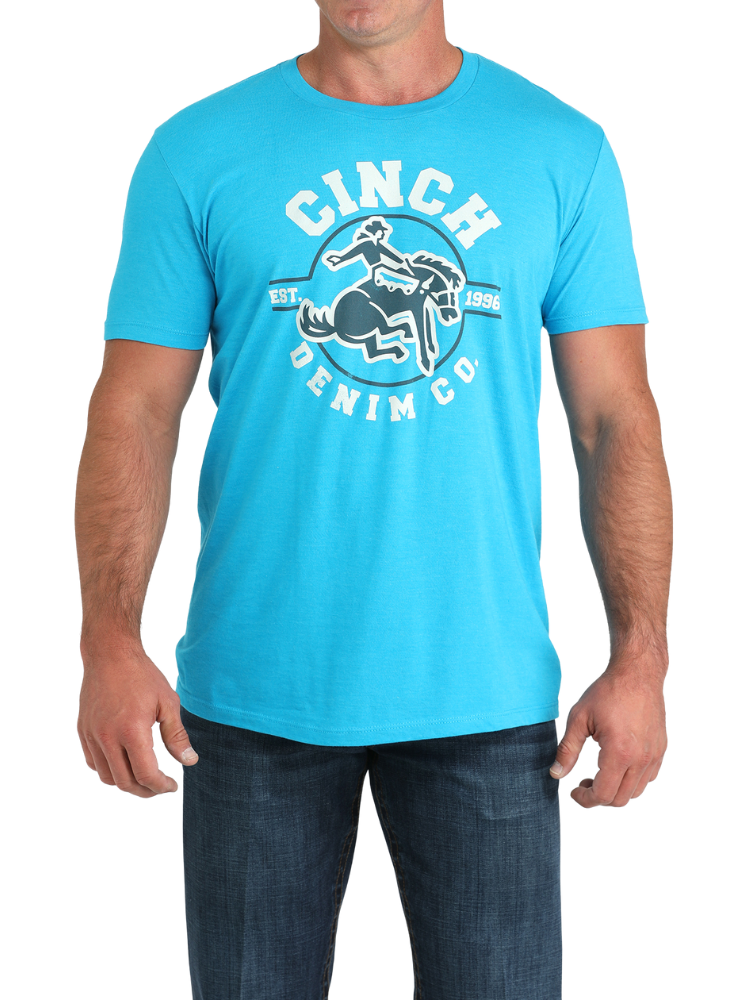 Cinch Bronc Roder CINCH Bronc Denim Co T-Shirt - Men | MTT1690693 | La Chambrière