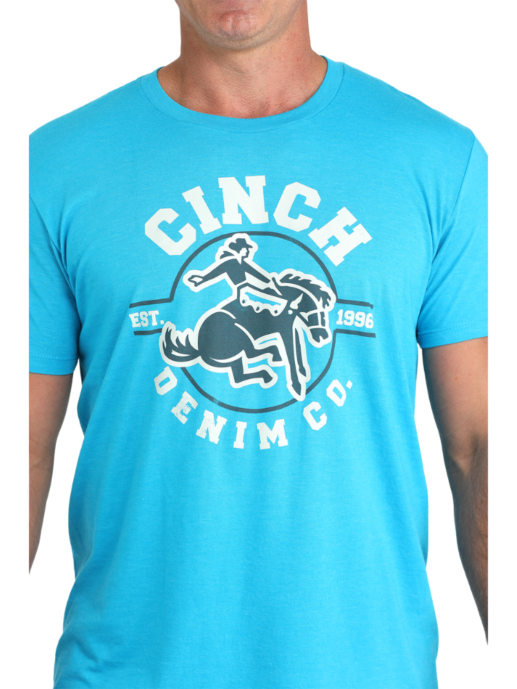 Cinch Bronc Roder CINCH Bronc Denim Co T-Shirt - Men | MTT1690693 | La Chambrière