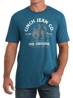 T-Shirt Cinch Bleu - Homme