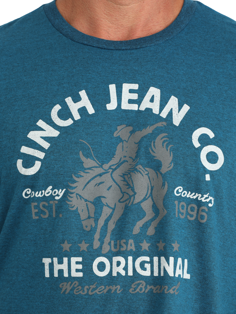 T-Shirt Cinch Bleu - Homme