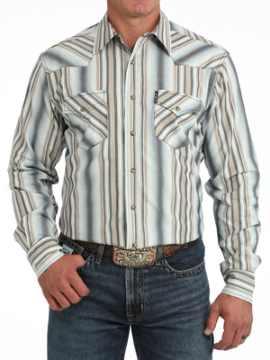 Chemise Western Modern Fit Stripe - Homme