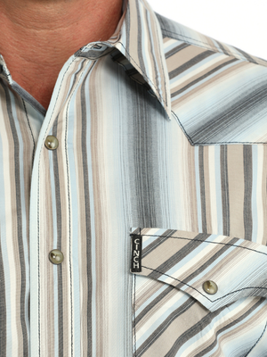 Chemise Western Modern Fit Stripe - Homme