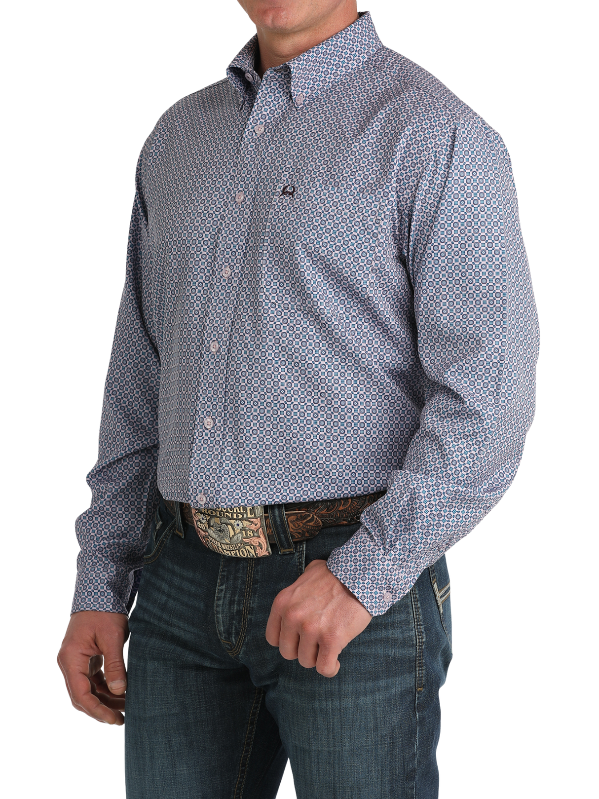 Arenaflex Lilac Western Athletic Shirt - Men's
