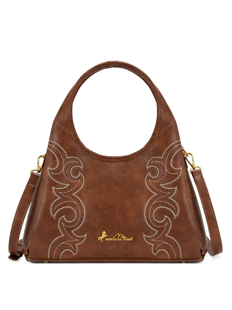 Sac hobo/crossbody Western avec broderie