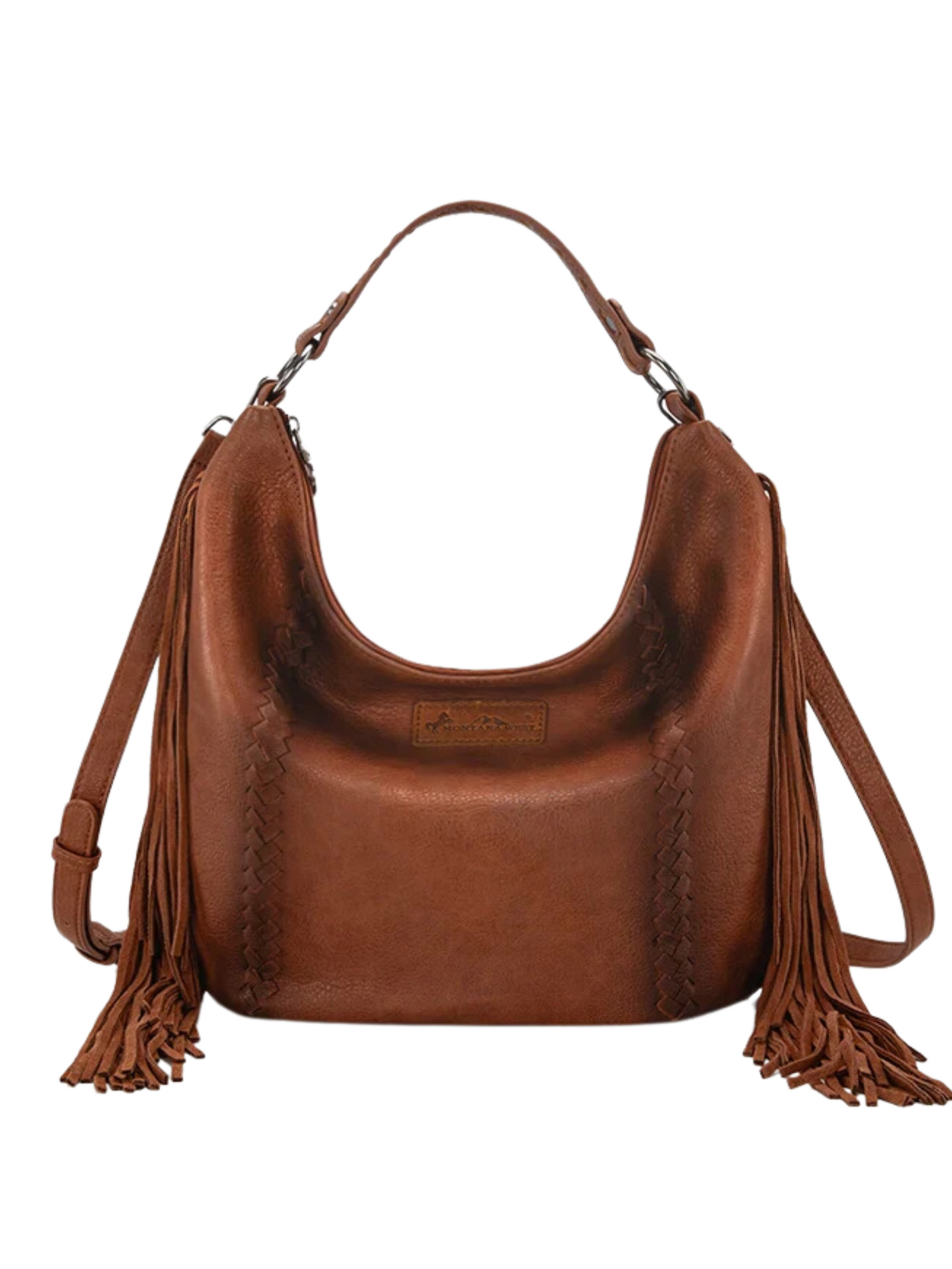 Fringed Hobo Bag