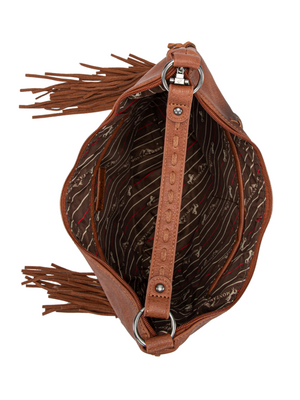 Fringed Hobo Bag