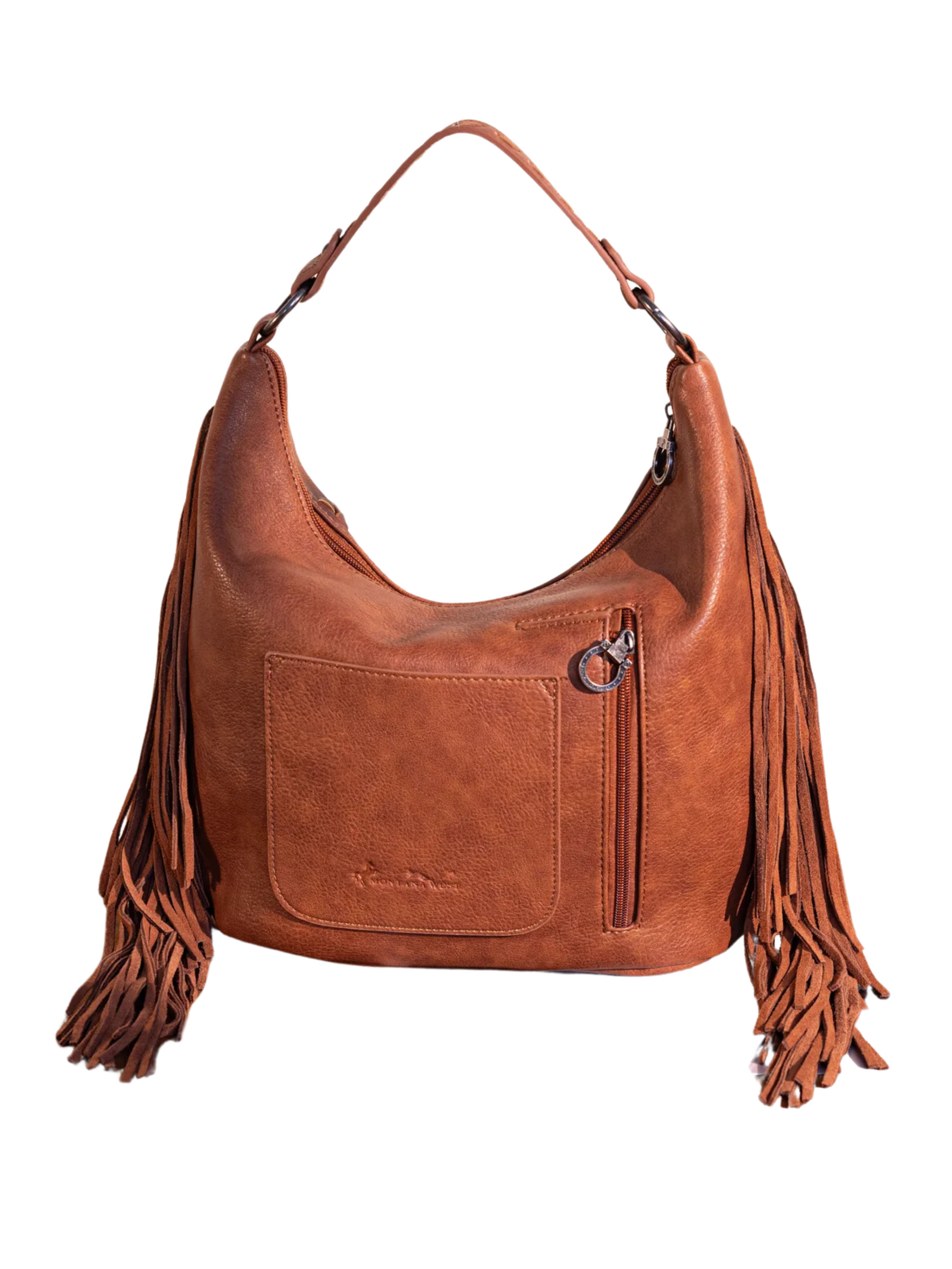 Fringed Hobo Bag