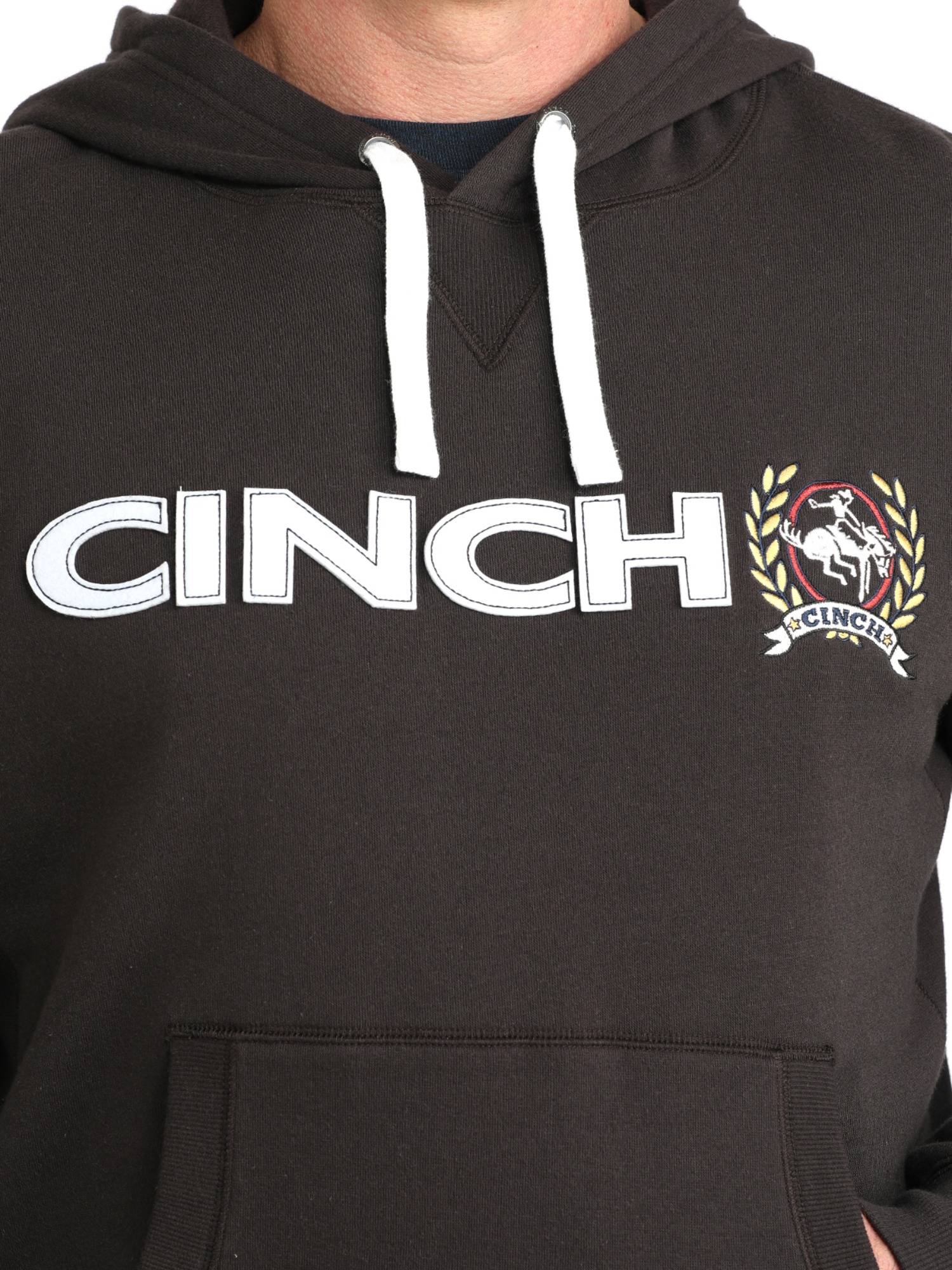 Hoodie Brun avec Logo - Homme