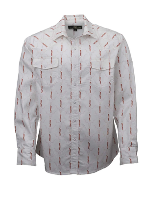 Chemise western Cattle Skull Stripe - Homme