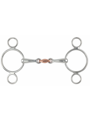 Pessoa Classic Double Jointed Snaffle Bit