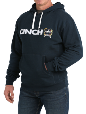 Hoodie Navy avec Logo - Homme