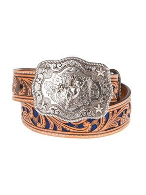 Ceinture Piercing Blue avec boucle - Enfant
