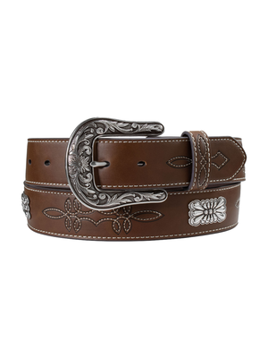 Ceinture Western Boot stitch Concho - Femme