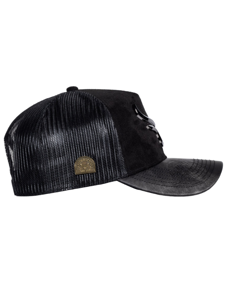 Casquette Logo Métalique Noir