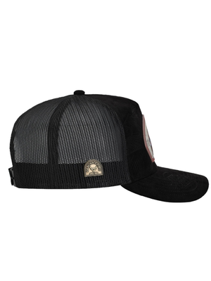 Casquette Chien Paysage Montagne Noir