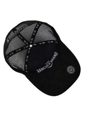 Casquette Chien Paysage Montagne Noir