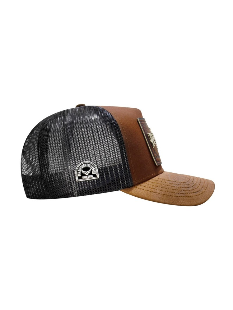 Casquette brune Patch 3D - Adulte