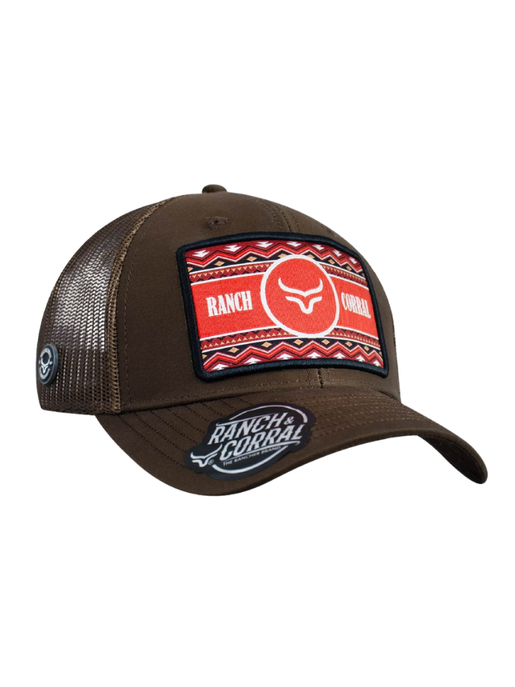 Casquette Brune Patch Aztec - Adulte