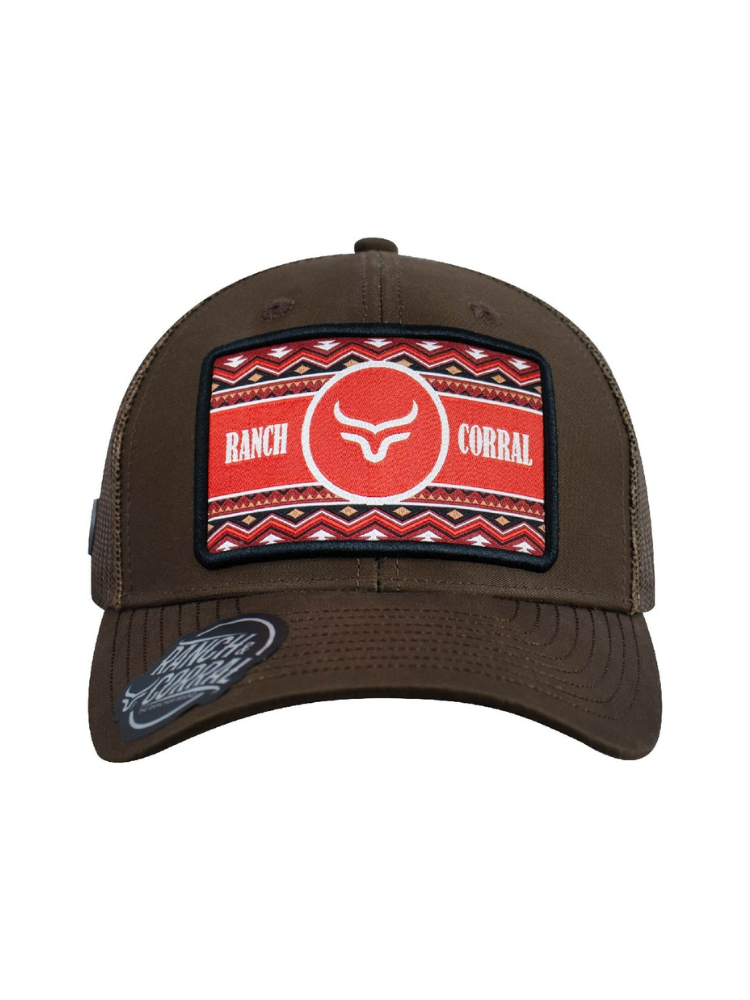Casquette Brune Patch Aztec - Adulte
