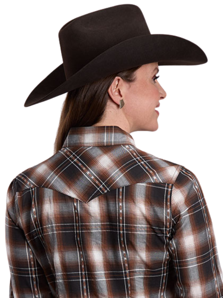 Chemise western Triple Diamond Plaid - Femme