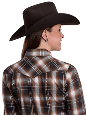 Chemise western Triple Diamond Plaid - Femme