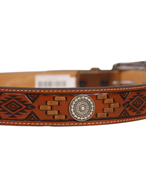 Ceinture Western Aztec Concho - Homme