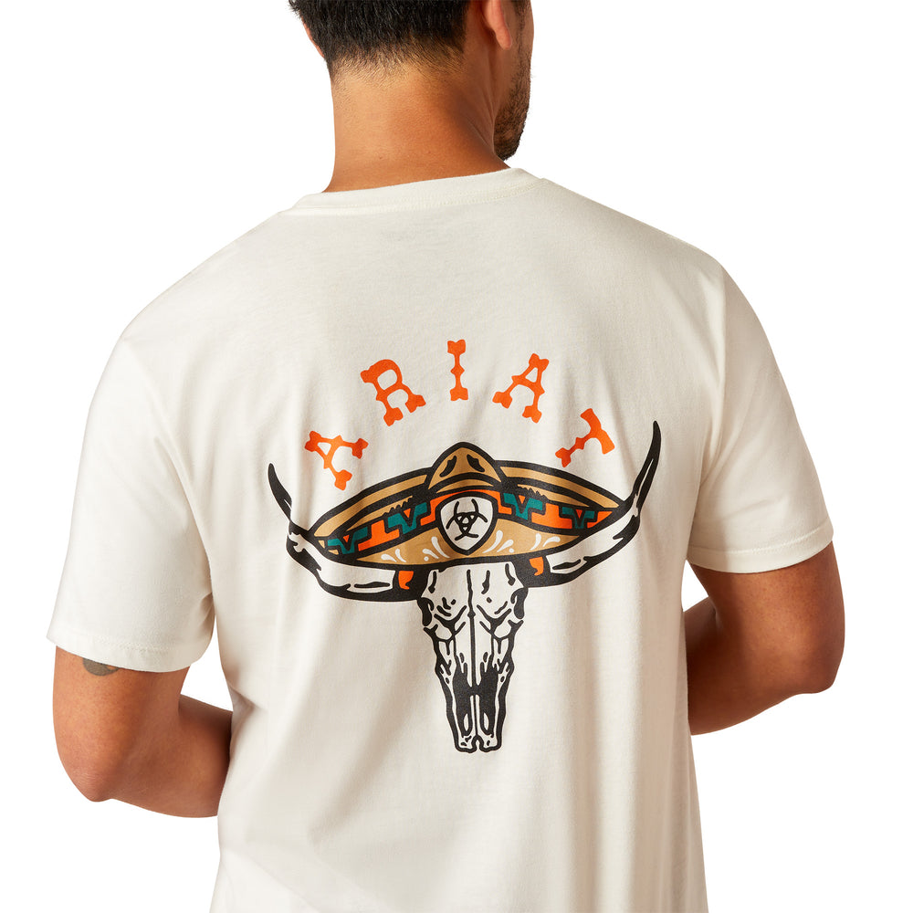 T-shirt Mexicali Antique White - Homme