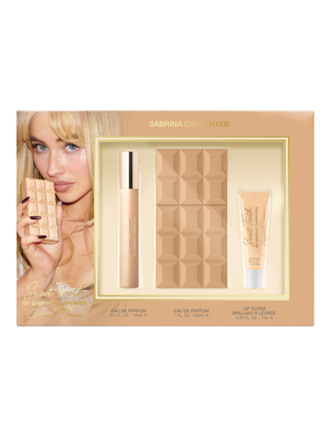 Coffret Cadeau 3 Pièces Eau de parfum & Brillant à lèvres Caramel Dream
