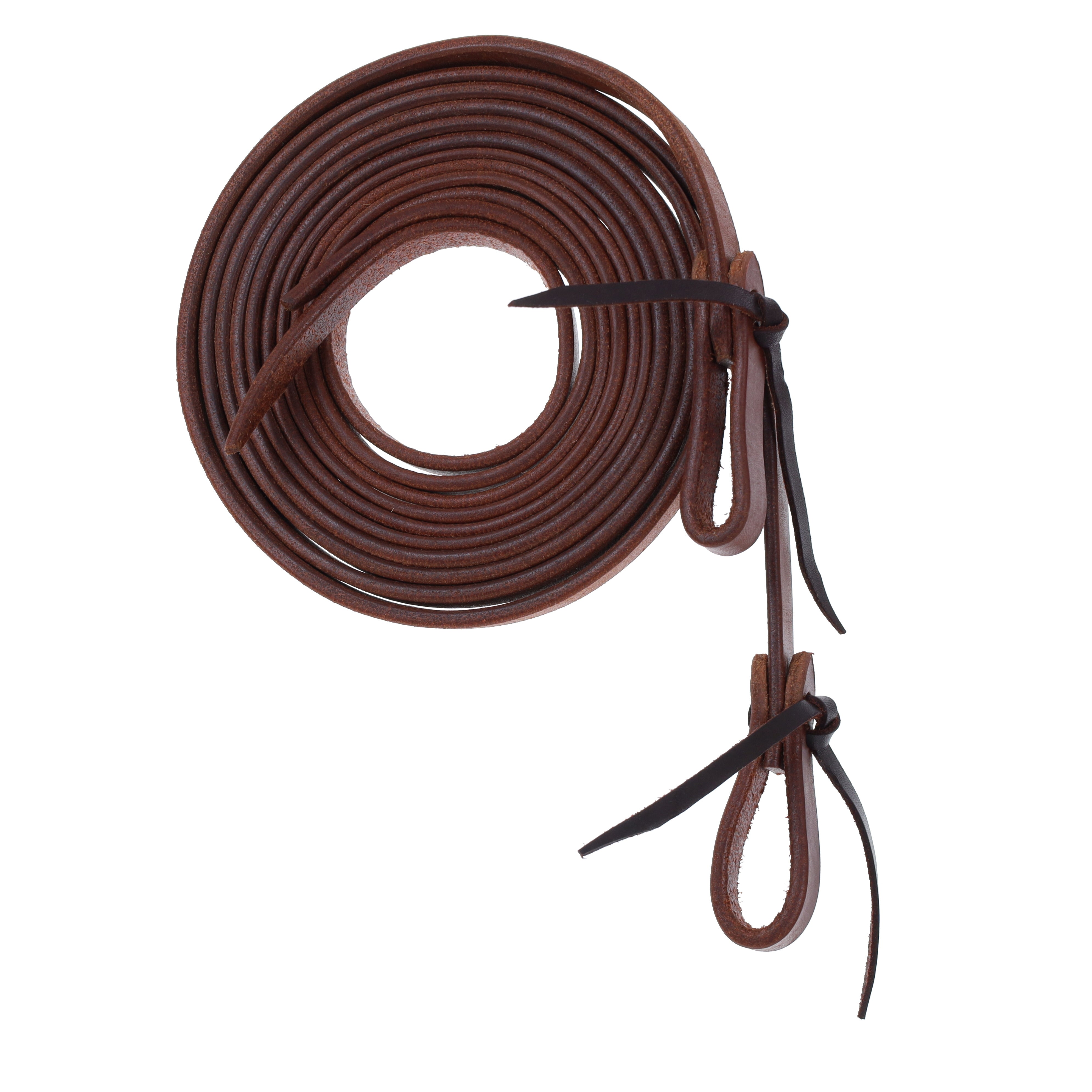 Rêne en Cuir Cheval 16mm | Ouverte ou Fermée | TJT Etho