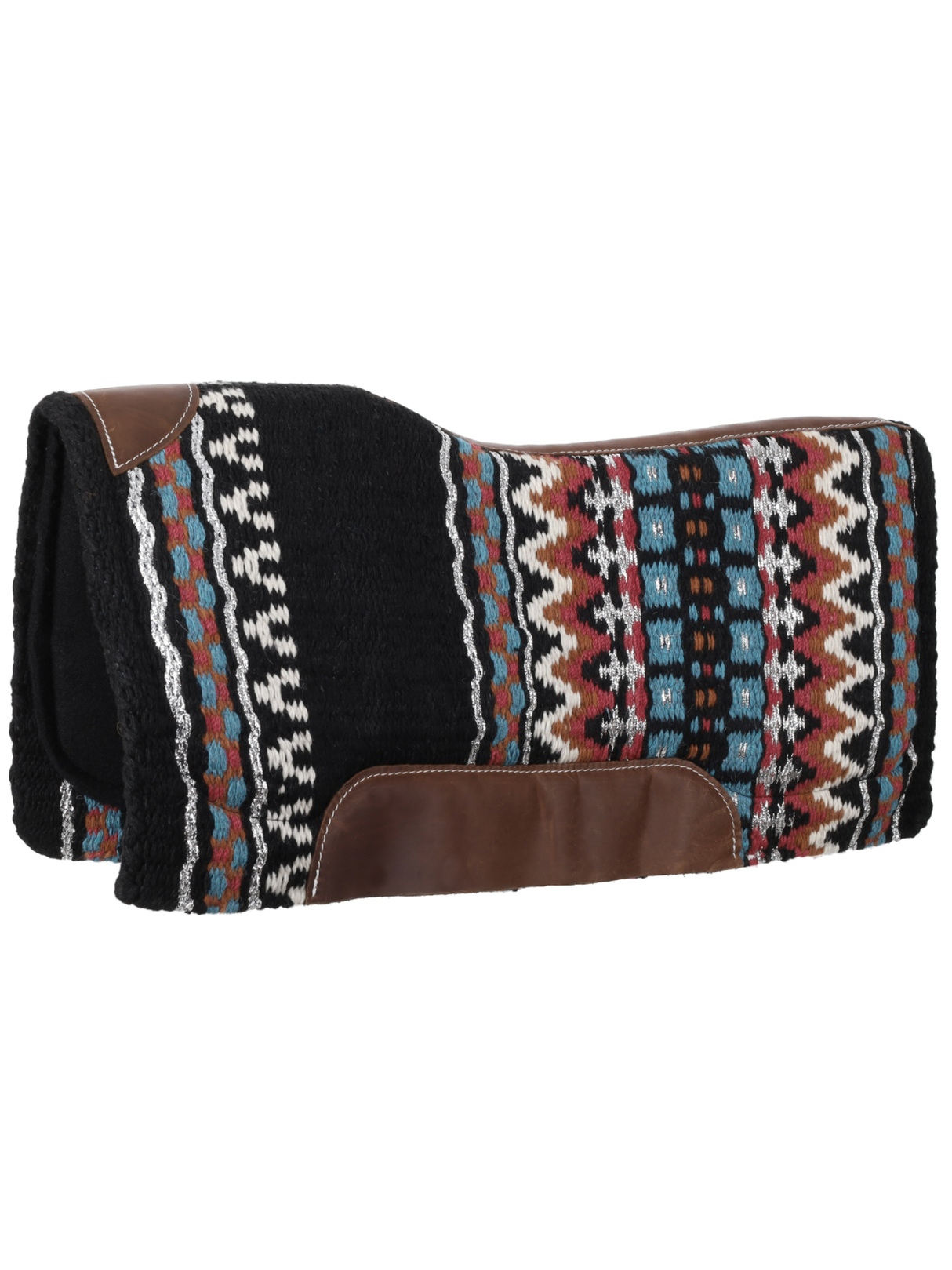 Western Rodeo Royale rug, contoured wool and felt