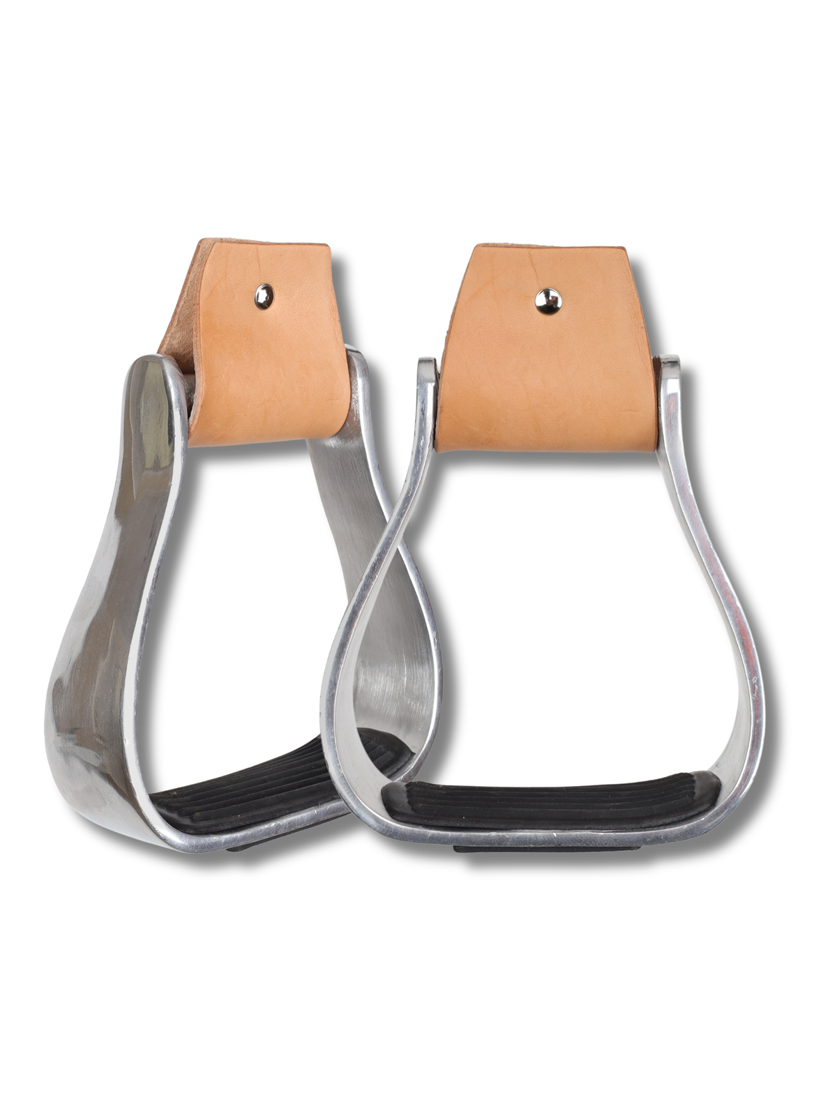 Étrier western en aluminium avec semelle antidérapante