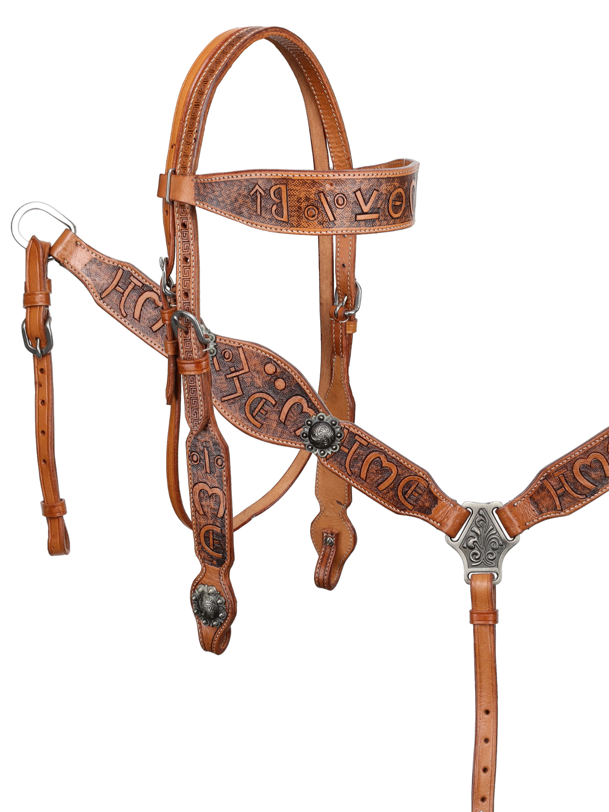 Ensemble de bride à frontal et bricole Western Brandin' Pen