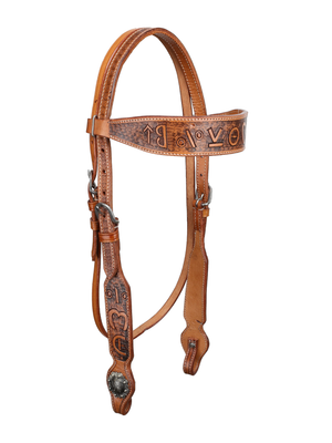 Ensemble de bride à frontal et bricole Western Brandin' Pen