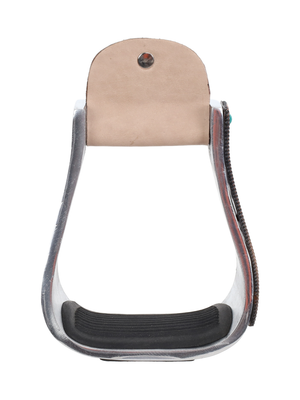 Étriers Western Bronze Gambler en aluminium