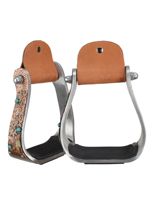 Étriers Western Canyon Bloom en aluminium