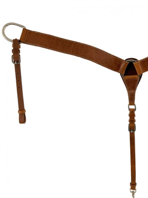 Bricole western plain en cuir