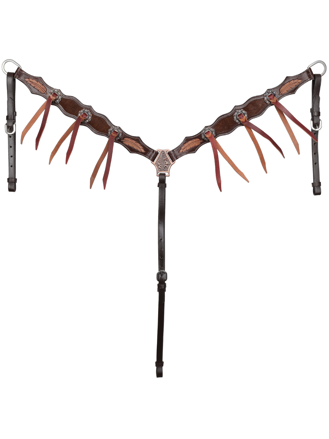 Raven Hide Western Ear Bridle and Twill Set