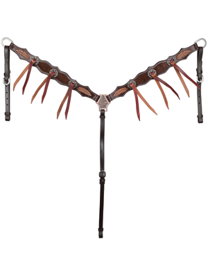 Raven Hide Western Ear Bridle and Twill Set