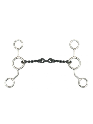 Mors Western JR Cowhorse Snaffle twisted & dog bone