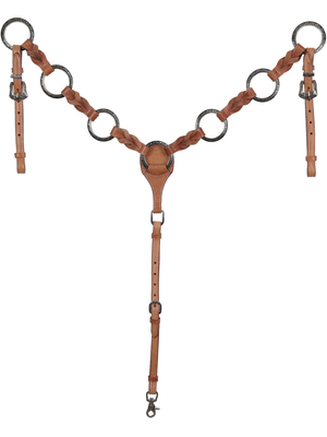 Western set of ear bridle and Twisted Ring thong