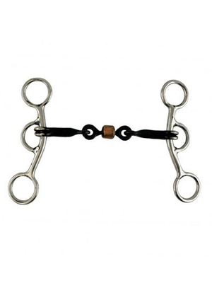 Mors Western JR Cowhorse dog bone & roller