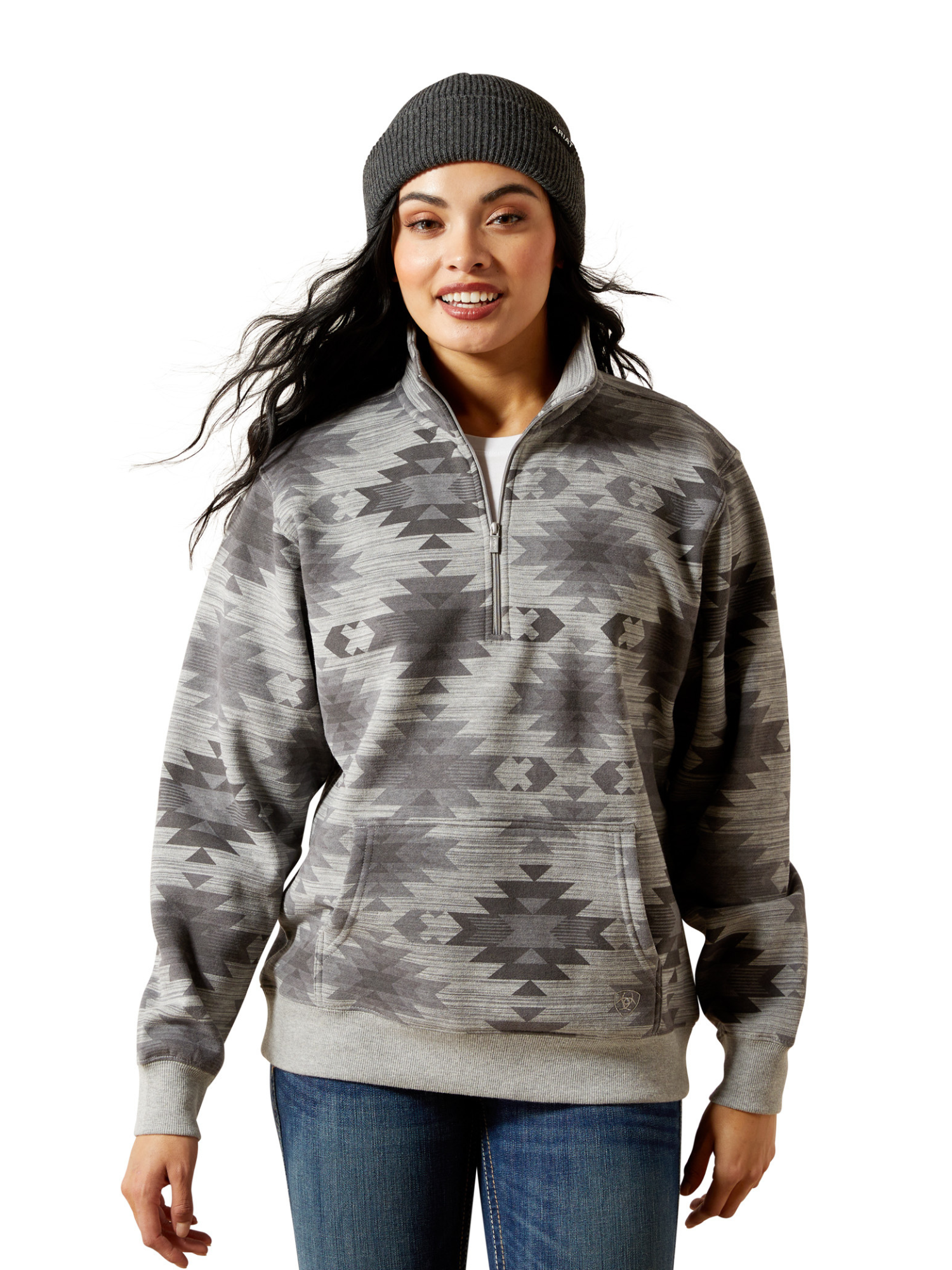 Sweatshirt 1/2 Zip Sienna - Femme