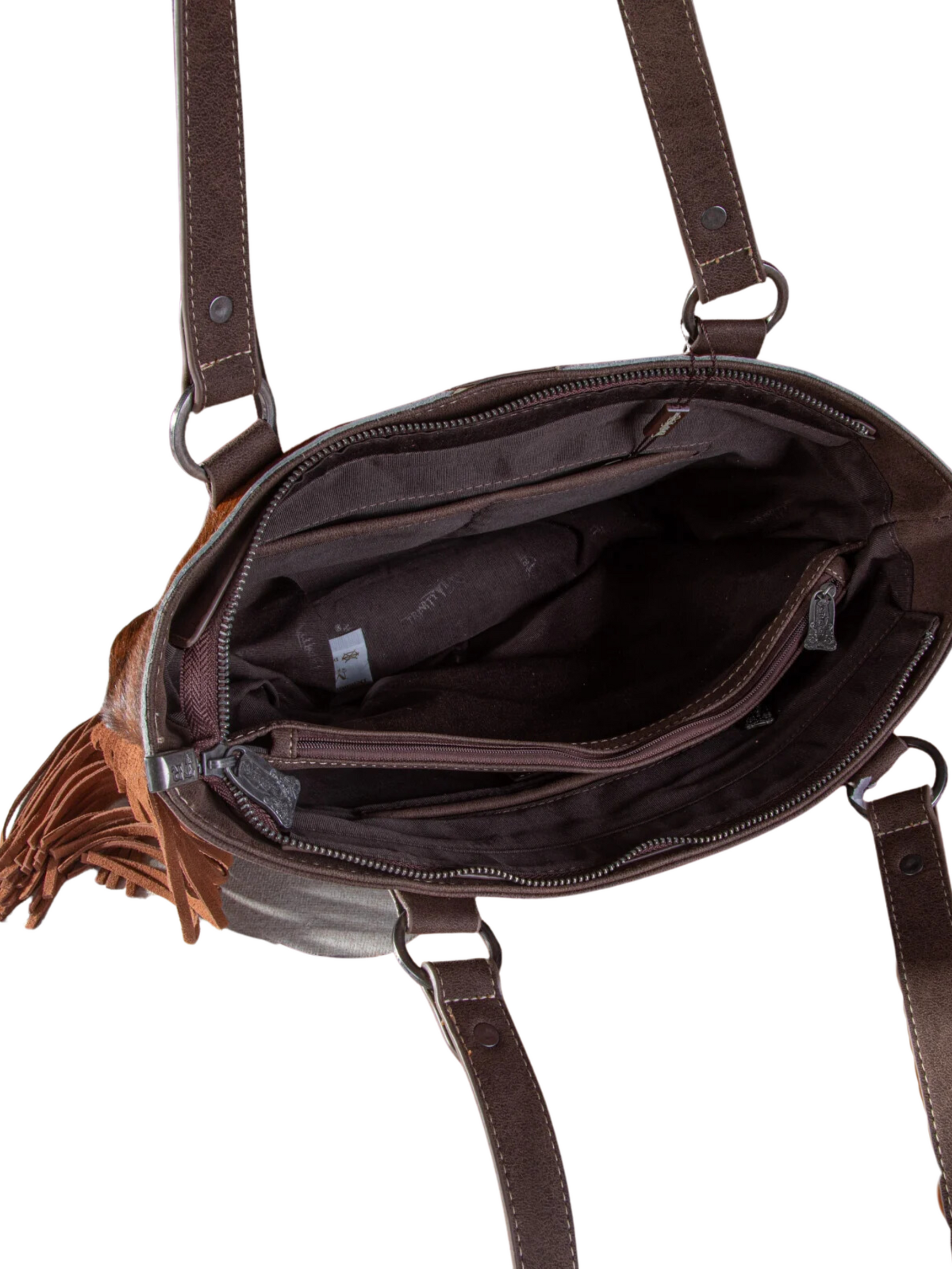 Tote Trinity Ranch Hair On Cowhide Handbag