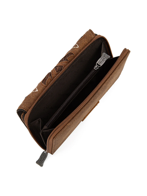 Portefeuille Genuine Hair-On Cowhide RFID