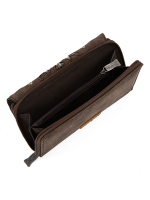 Portefeuille Genuine Hair-On Cowhide RFID