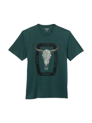 T-Shirt Long Live Steer Skull - Enfant